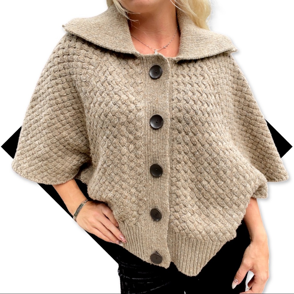 Knitted Overthrow Oversized Sweater